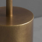gold reading table lamp with solid base
