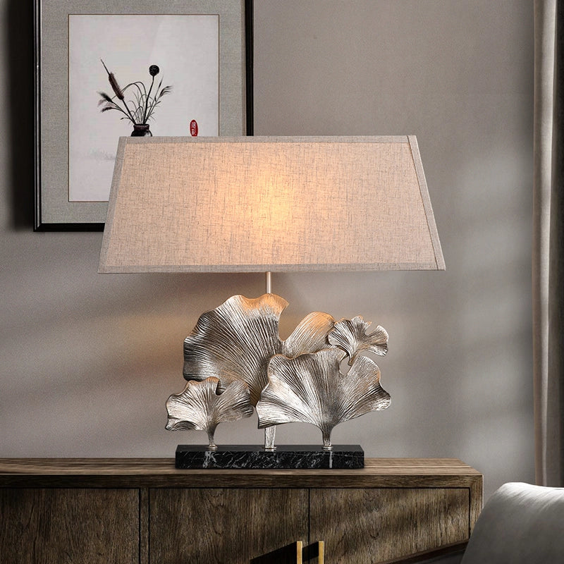 ginkgo shape hand-carved lamp