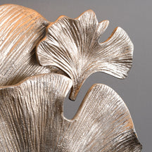marble table lamp in ginkgo shape