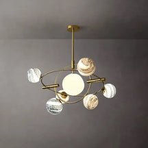 creative brass chandelier