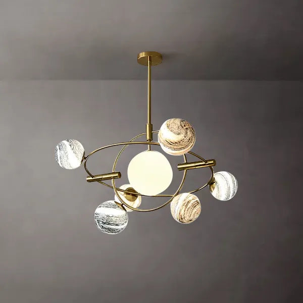 creative brass chandelier