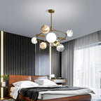 planet round chandelier