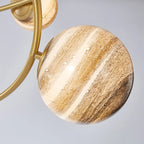 rotating planet chandelier