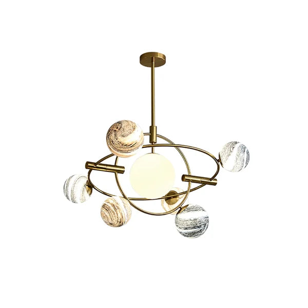 creative brass chandelier