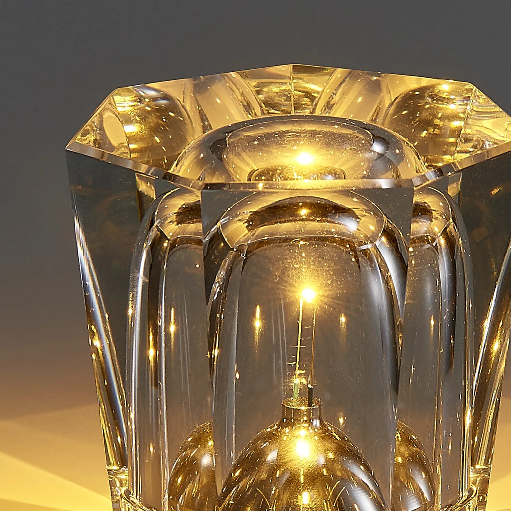 modern crystal diamond lamp