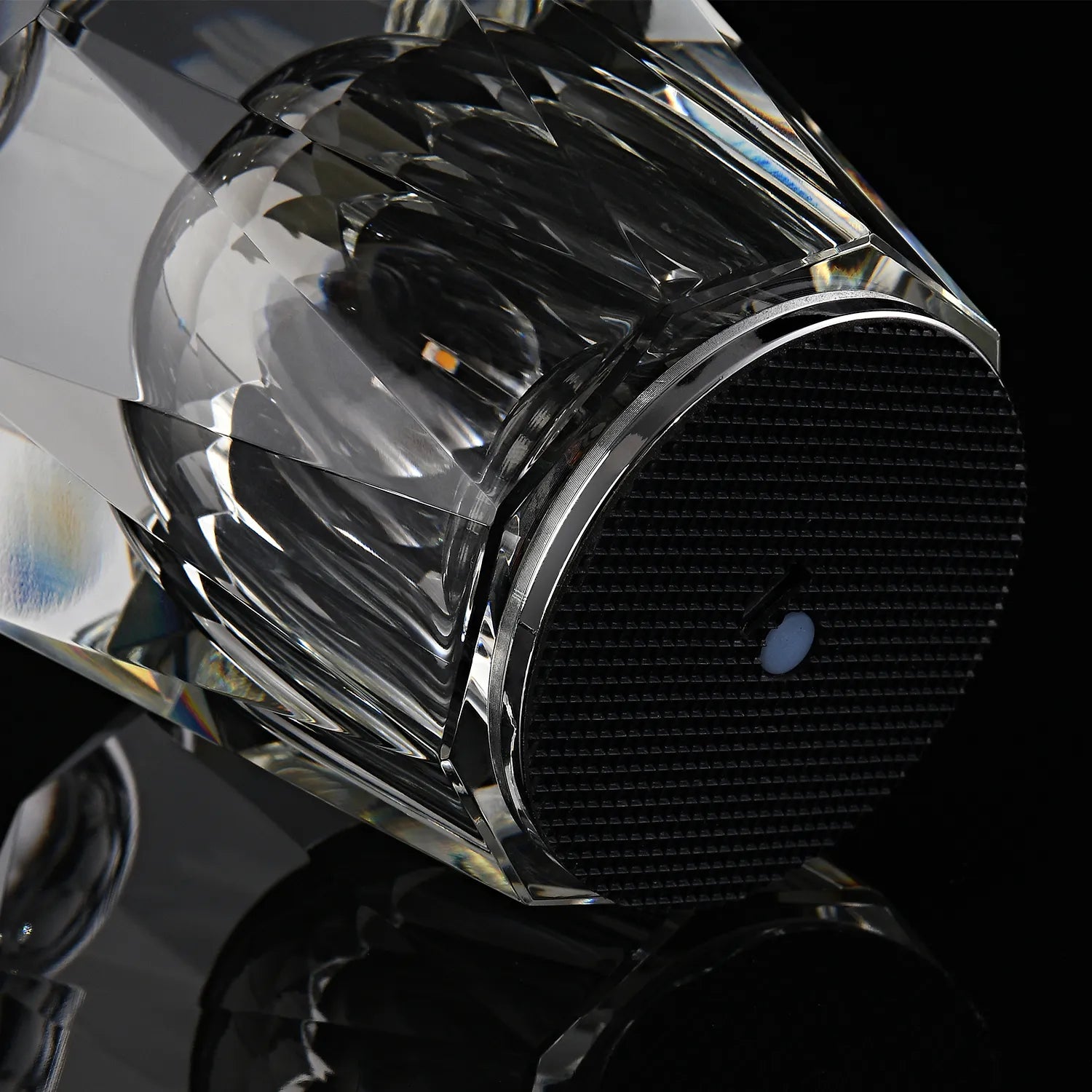 table lamp with crystal diamond