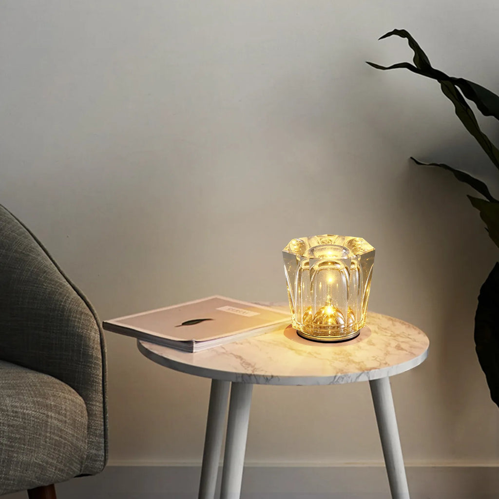 crystal lamp with modern atmosphere