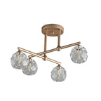 flush mount crystal chandelier