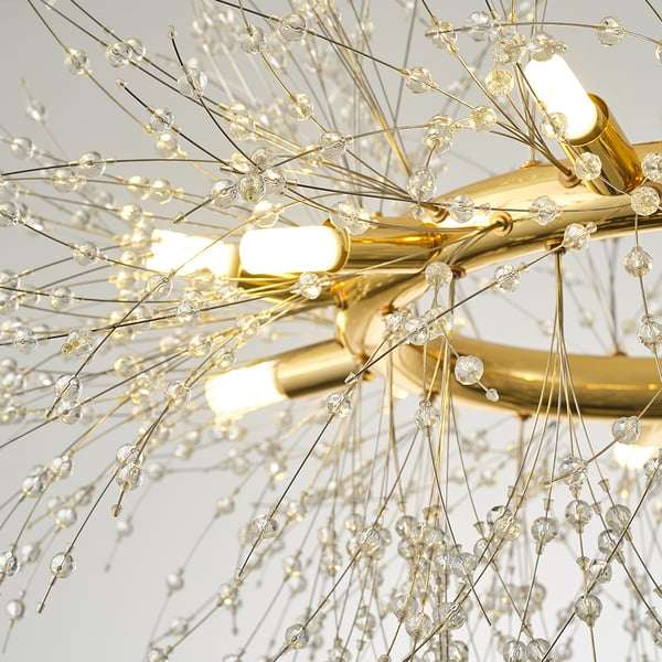crystal firework chandelier