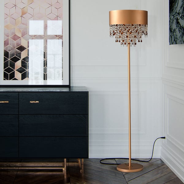 glam multiple light floor lamp