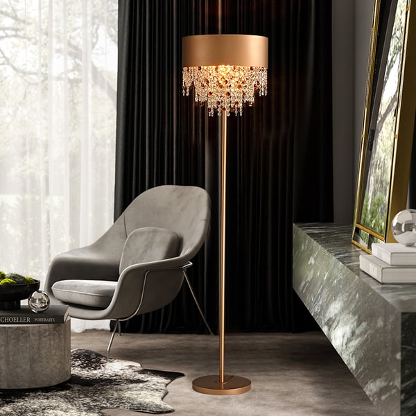 multiple light led floor lamp