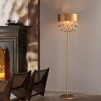 led crystal minimalist floor lamp