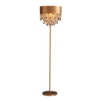 minimalist gold floor lamp