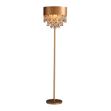 minimalist gold floor lamp