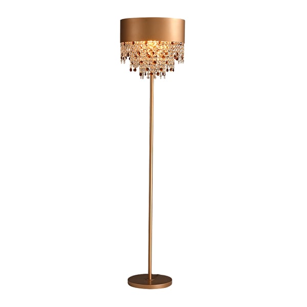 minimalist gold floor lamp