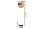 gold floor lamp