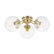Crystal Orb Semi-Flush Mount Ceiling Light