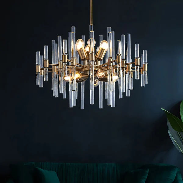 cyan design crylick quebec chandelier