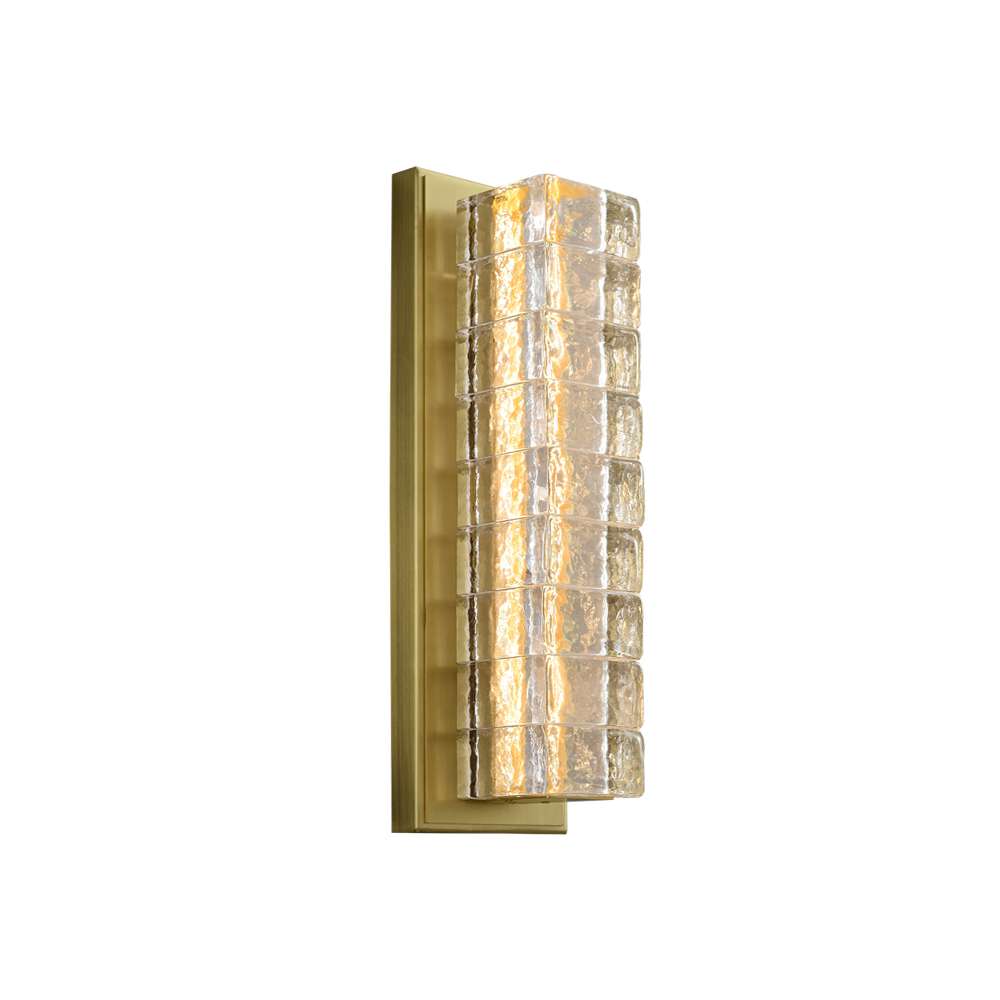 sculptural wall sconce cyan design
