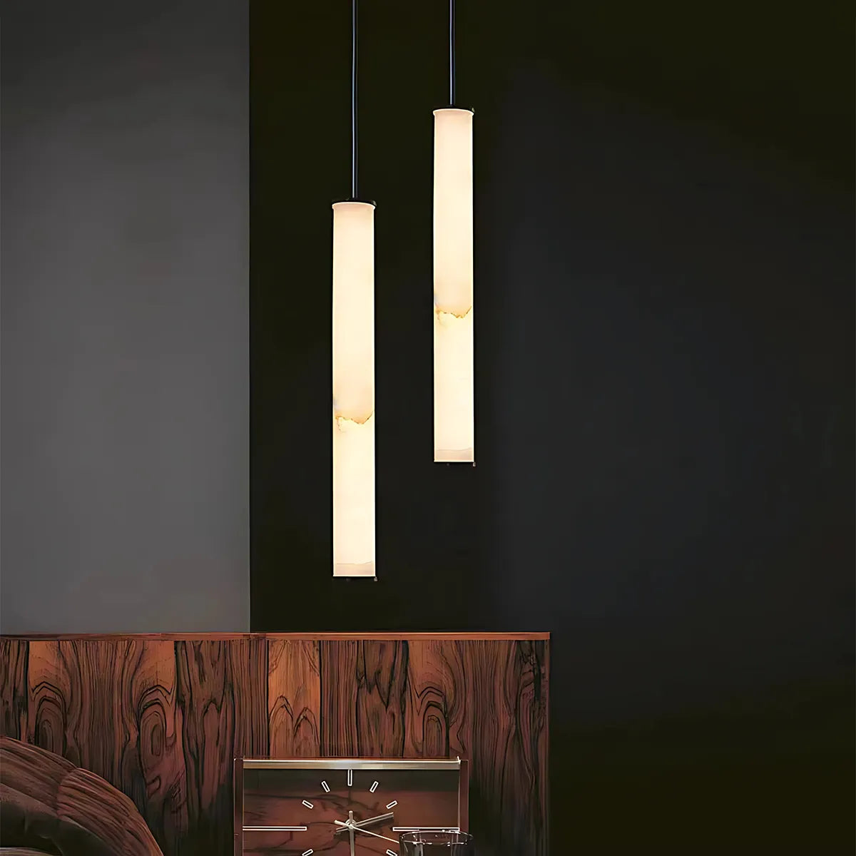 Cylindra LED Pendant Lamp – Slim Linear Hanging Light for Minimalist Spaces - View 2