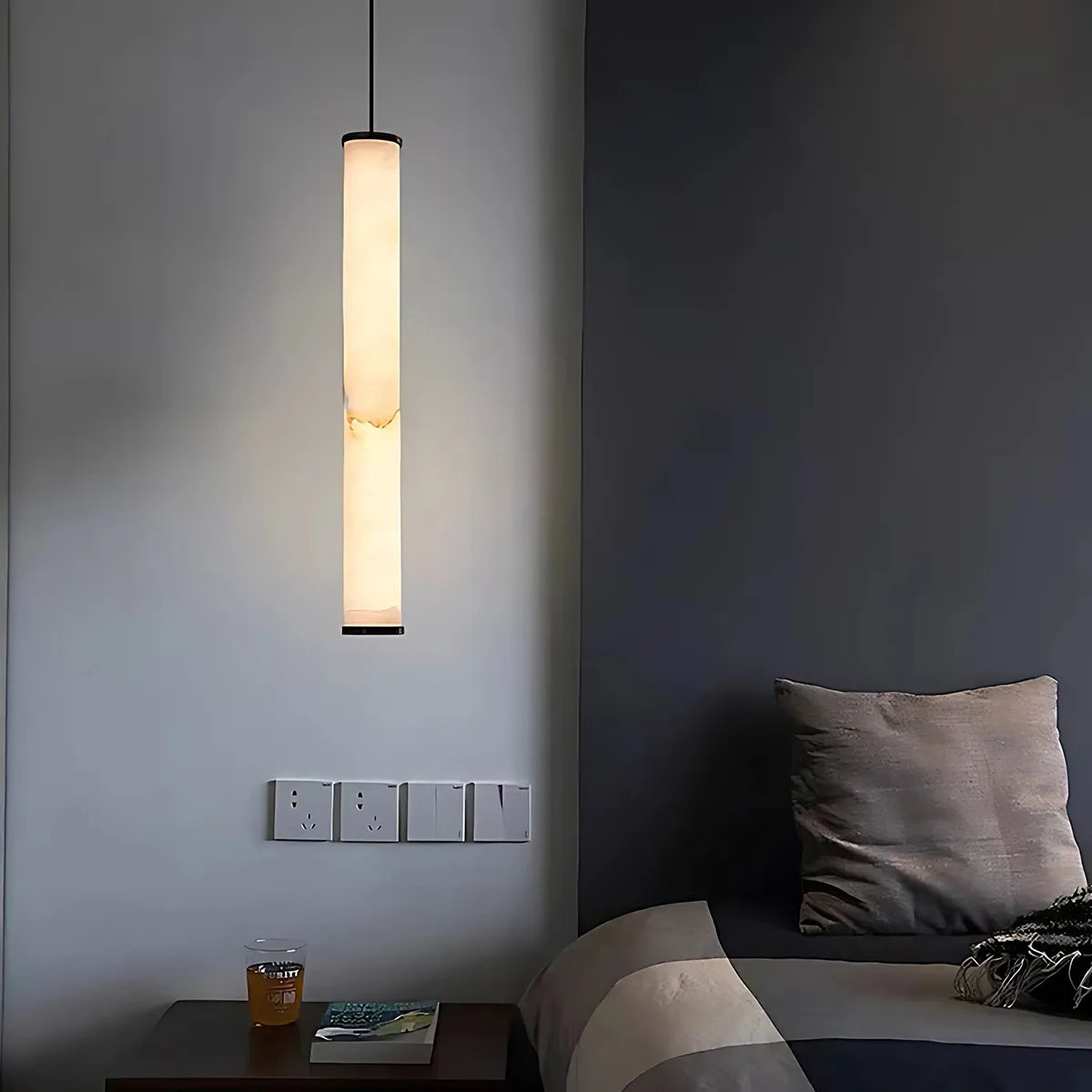 Cylindra LED Pendant Lamp – Slim Linear Hanging Light for Minimalist Spaces