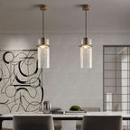 sleek cylindrical pendan
