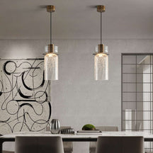 sleek cylindrical pendan