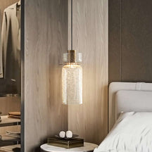 contemporary cylindrical pendant
