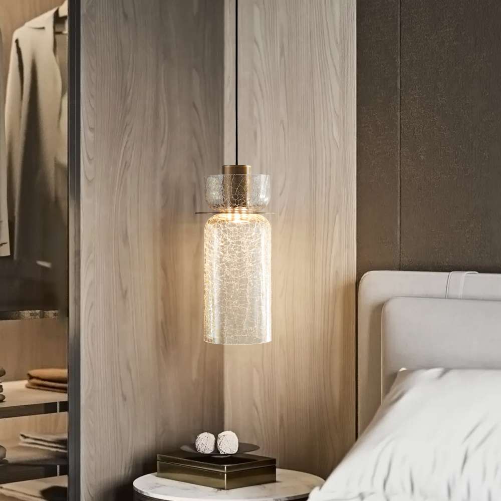 contemporary cylindrical pendant