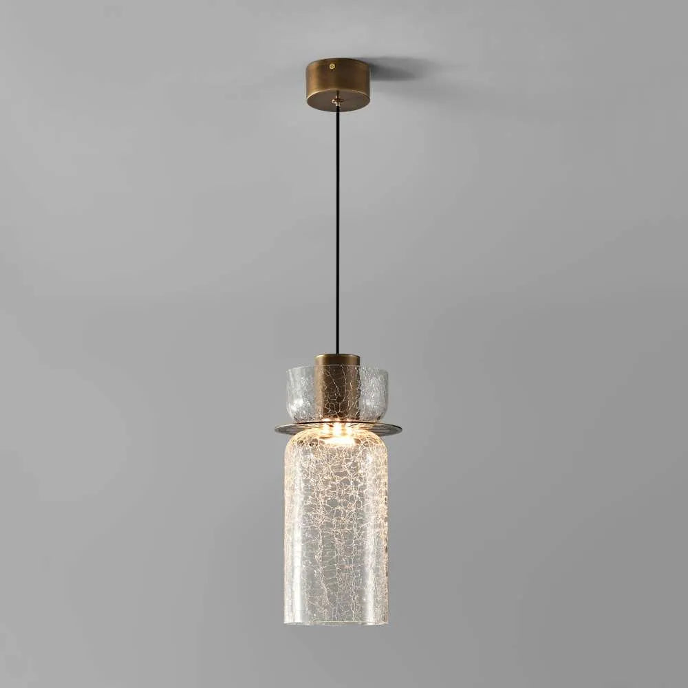 cylindrical pendant light