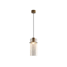 cylindrical pendant lamp