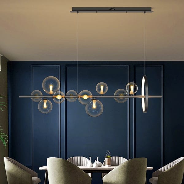 Glass Ball Modern Kitchen Island Lighting – Kitchen Light Fixtures - View 8