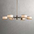 daphne 48" round chandelier in ecru