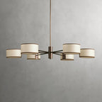 daphne 48" round chandelier in ecru