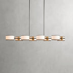 daphne fabric linear chandelier