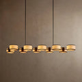daphne fabric linear chandelier