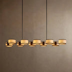 daphne fabric linear chandelier