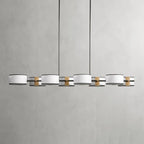 daphne fabric linear chandelier