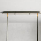daphne fabric linear chandelier
