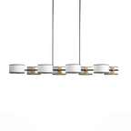 daphne fabric linear chandelier