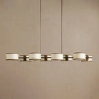 daphne fabric linear chandelier