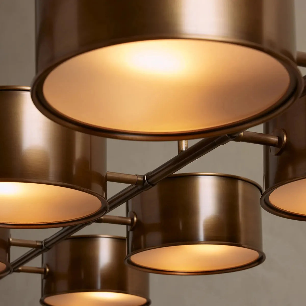 daphne metal linear chandelier