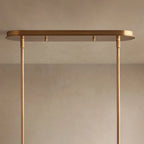 daphne metal linear chandelier