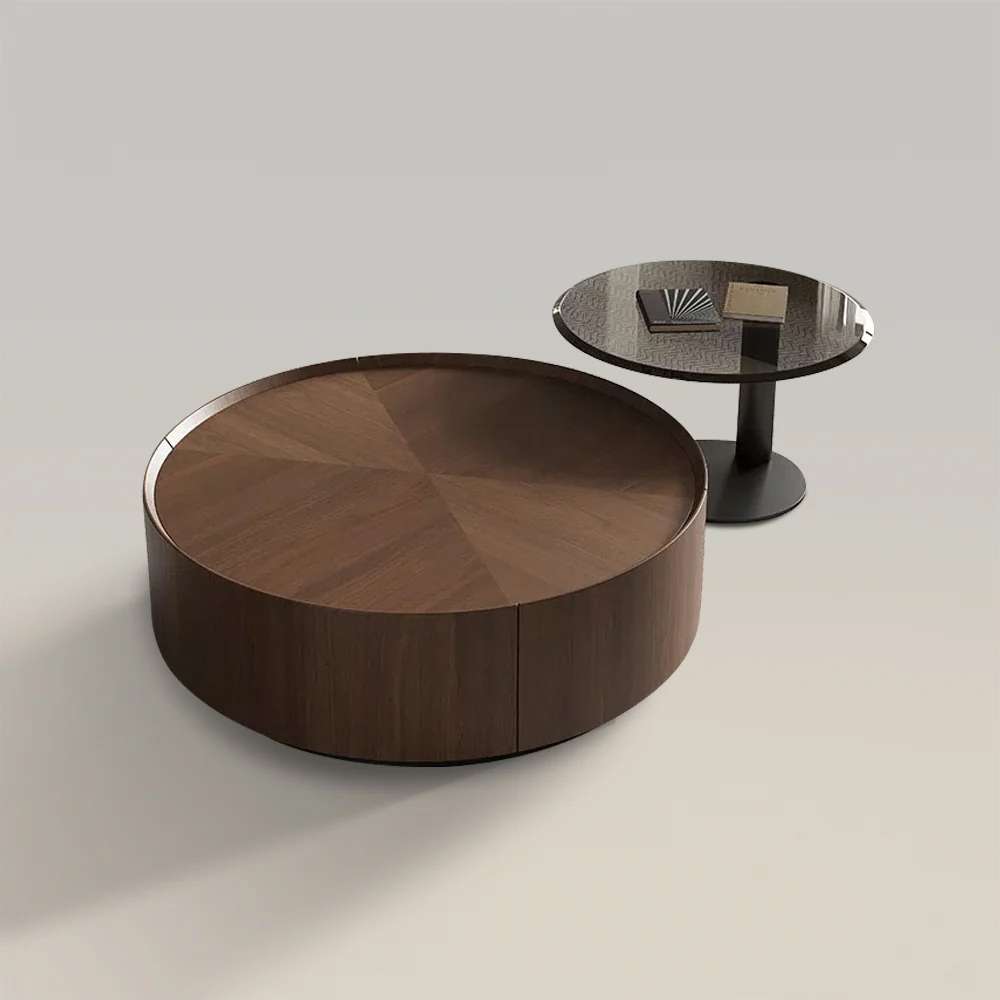 dark brown coffee table