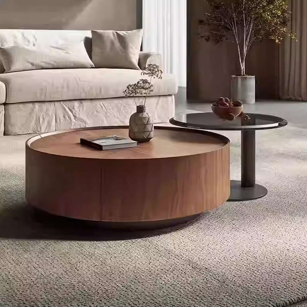 brown coffee table