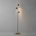 black LED floor lamp