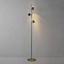 black LED floor lamp