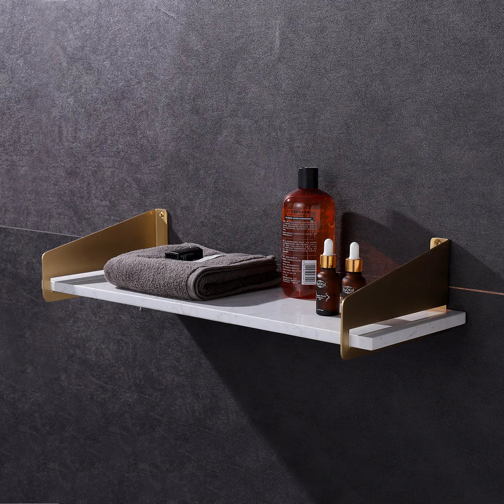contemporary bath shelves