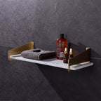 contemporary bath shelves