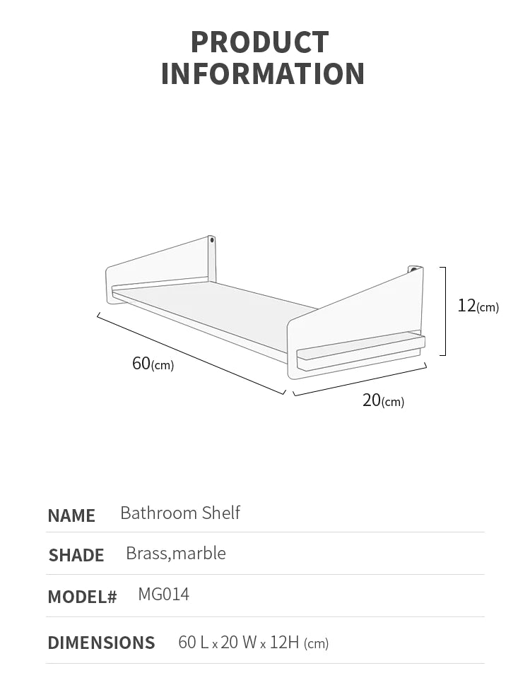 marble bathroom shelves